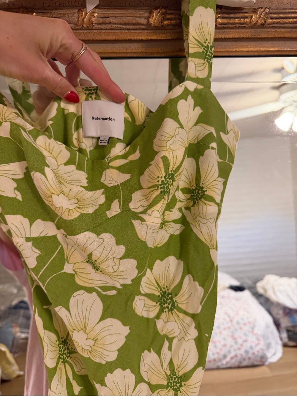 Reformation Floral Slip Midi Dress👒 - Picture 4 of 4